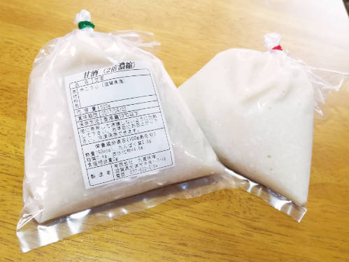 甘酒1000ml」を開封し、冷蔵庫で保管しておいたお問い合わせ窓口森永製菓株式会社