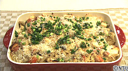 里芋とにんじんのグラタン