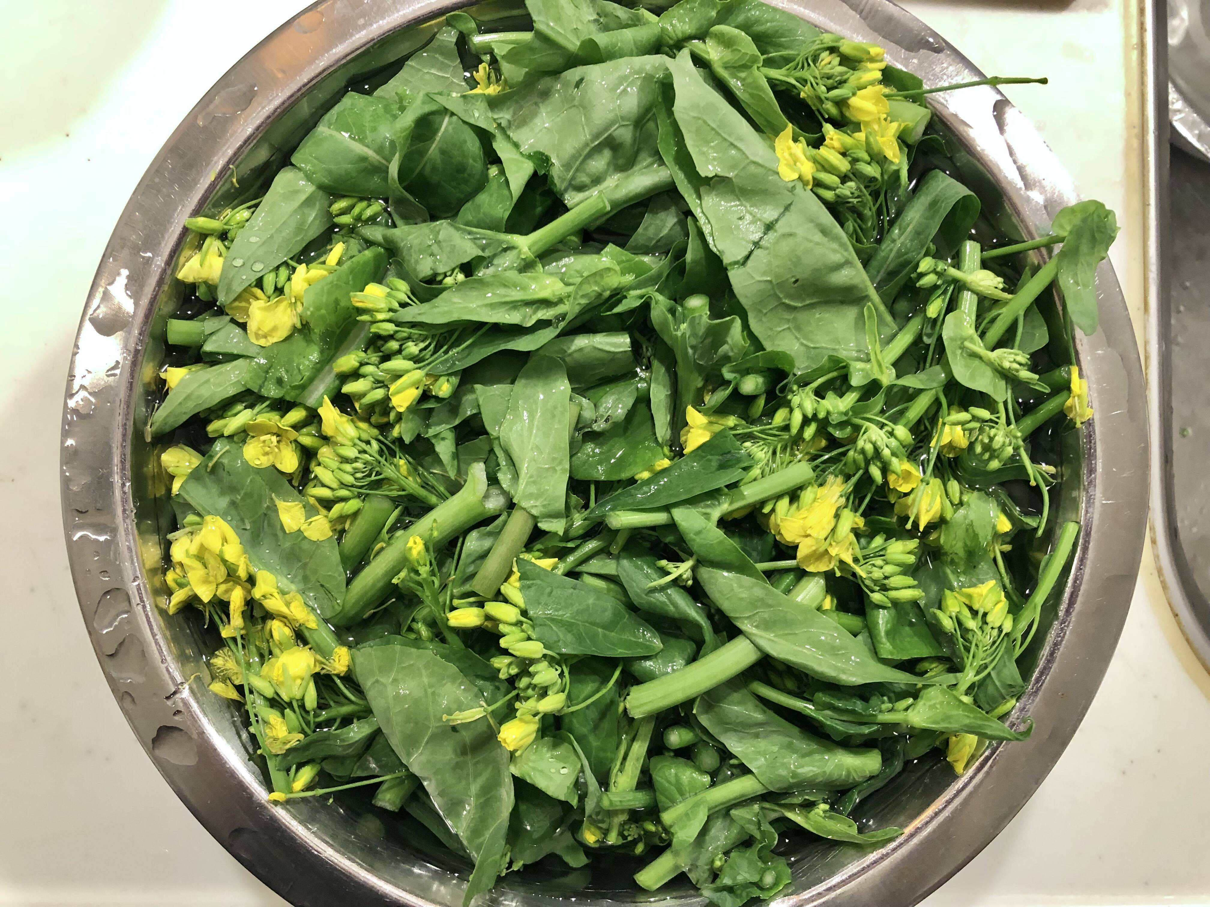 菜の花とツナのマスタードサラダ