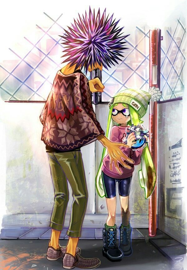 スプラトゥーン アクリルキーホルダー イカすラバー付き ◇ ダウニー ①