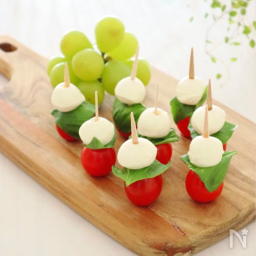 基本からアレンジまで！思わずつくりたくなる「ピンチョス カプレーゼ」のレシピ集クックパッド