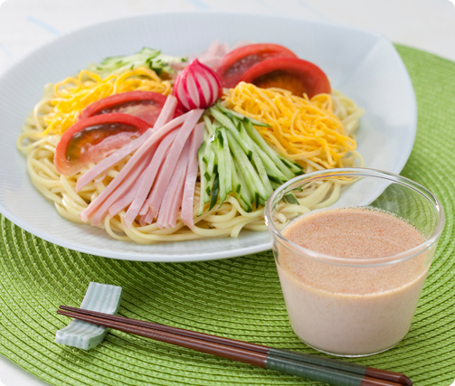 冷やし中華 ごまだれ 作り方TikTok