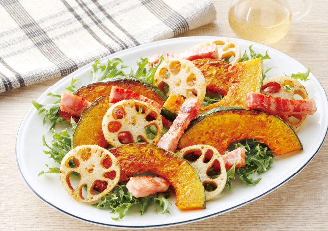 かぼちゃとアーモンドのきんとん