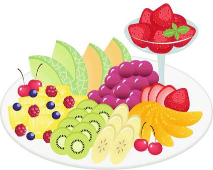 フルーツ盛り合わせイラスト無料イラスト・フリー素材なら「イラストAC」