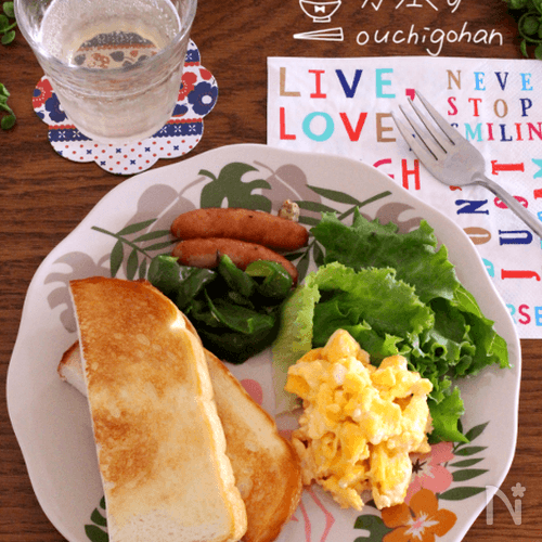 今朝のワンプレート朝ごはん