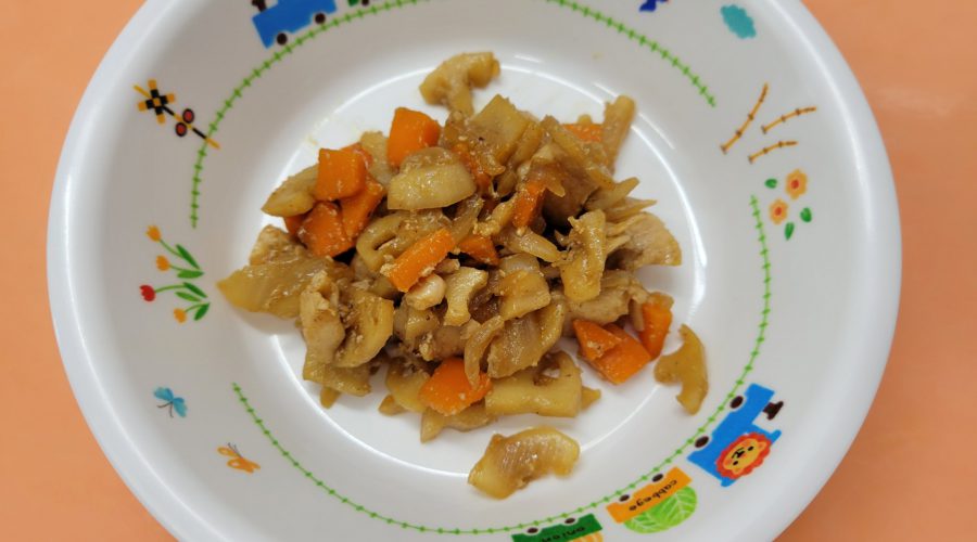 鶏もも肉とごぼうの甘辛炒めの作り方覚えておきたい家庭料理