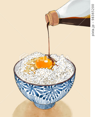 たまごかけご飯 のイラスト素材89239038- PIXTA