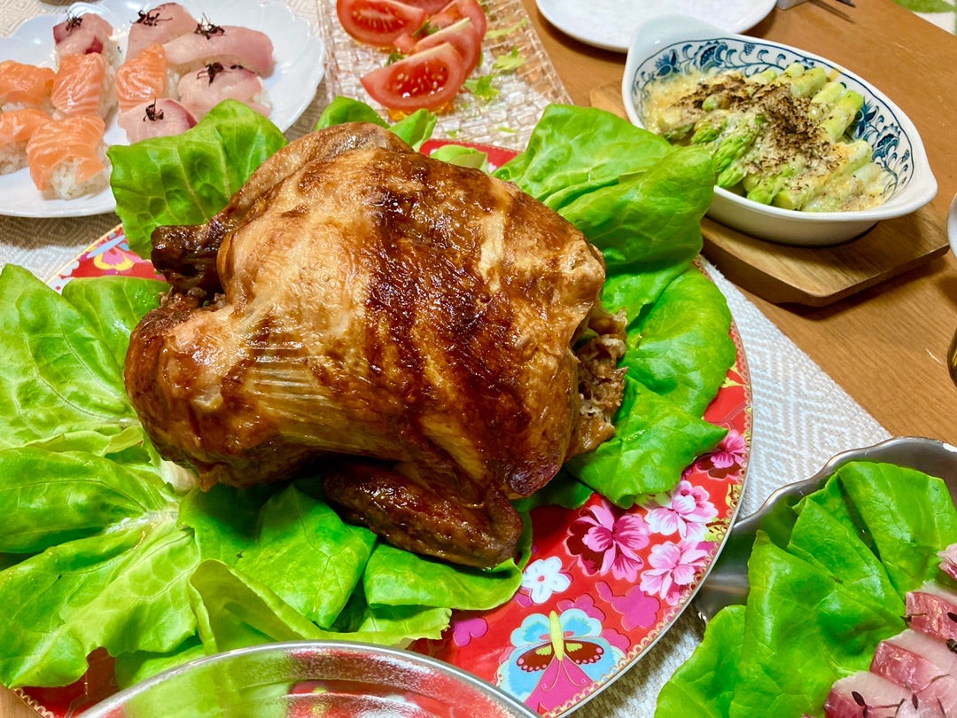 コストコ・ロティサリーチキン 手間なし！簡単！無駄なく！骨から出る旨味も最後まで美味しく頂きましたLEE