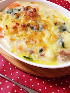 お手軽☆ビーフシチュー半熟オムライス♪