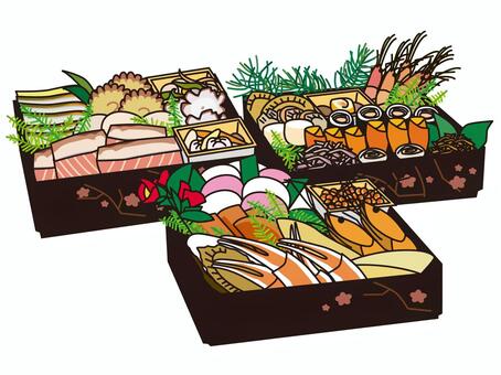 おせちかわいい無料イラスト・使える無料雛形テンプレート最新順素材ラボ