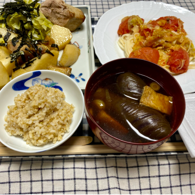 お酢でさっぱり♪鶏とサクサク長芋の照り焼き