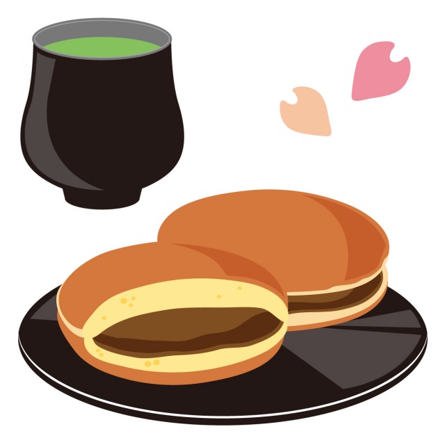 栗入りどら焼きイラスト無料イラスト・フリー素材なら「イラストAC」