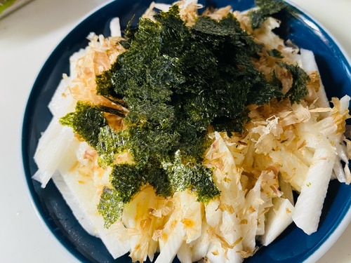 簡単☆おつまみ☆山芋短冊梅肉和え