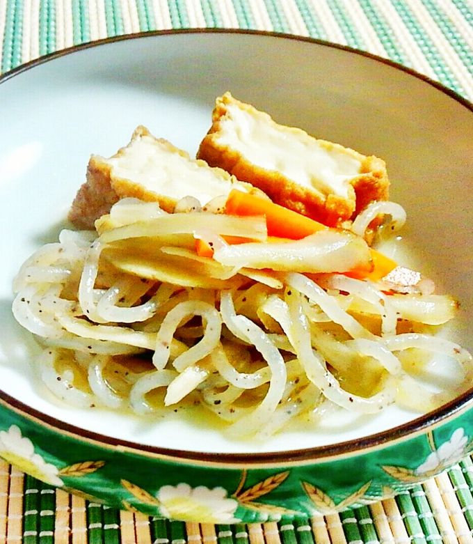 こんにゃくとごぼうとにんじんと厚揚げの煮物。 レシピ・作り方 by tommeg1202 - 楽天レシピ