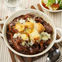 薄切り豚肉とれんこんのブラウンシチュ