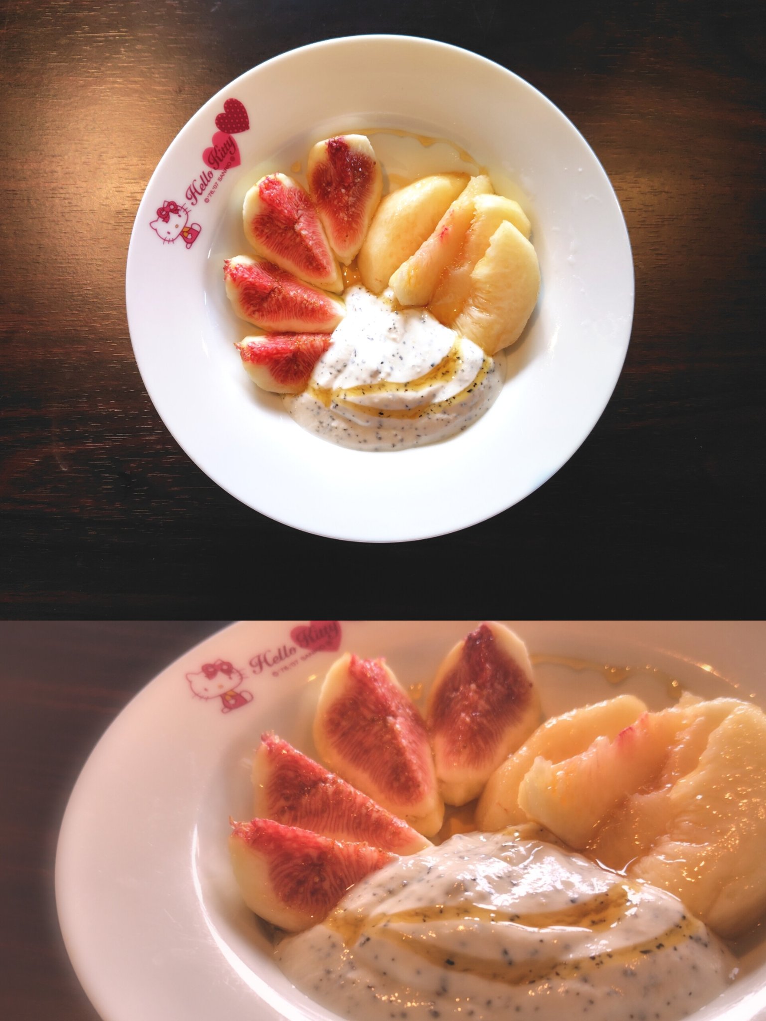 いちじくジャムとバナナの美的蜂蜜バニラヨーグルト レシピ・作り方 by ぷ〜みぃまま♪ - 楽天レシピ