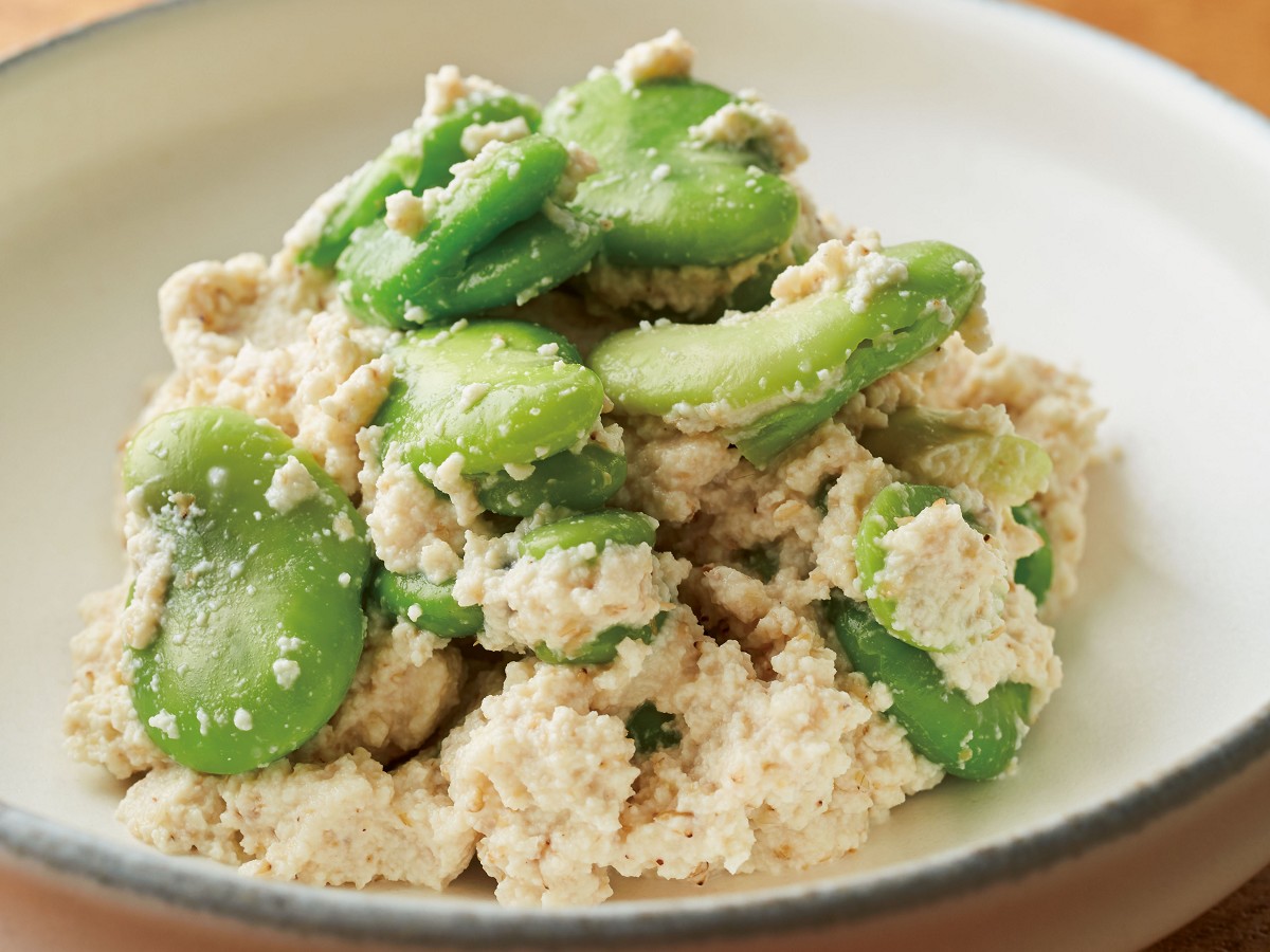 菜の花とニンニクの芽のトロピカル炒め