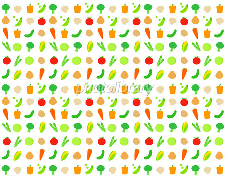 畑のイラスト - 野菜と土と空・自然の背景無料素材 - チコデザ