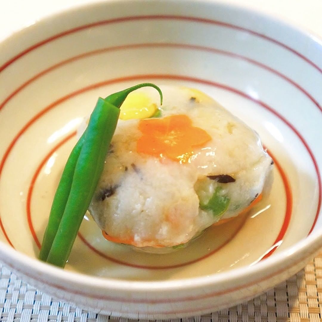 料理人直伝の極みつゆ ☆ あんかけ蓮根饅頭～♪ - 春日和