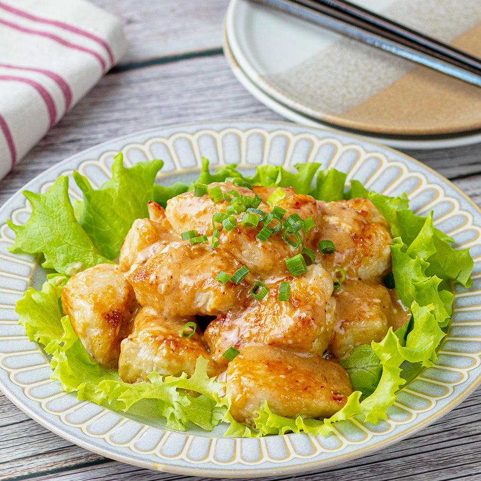 パパッと簡単♪ 焼肉のたれで作る鶏の照り焼き