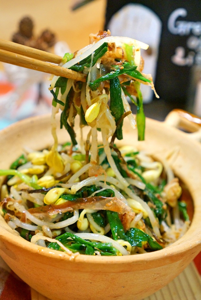 豆もやしとヒジキのノンオイルもりもりサラダ