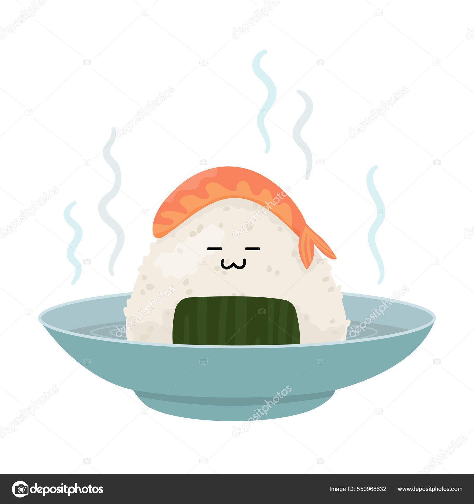 おにぎりを握る女性 イラスト素材7524005- フォトライブラリ