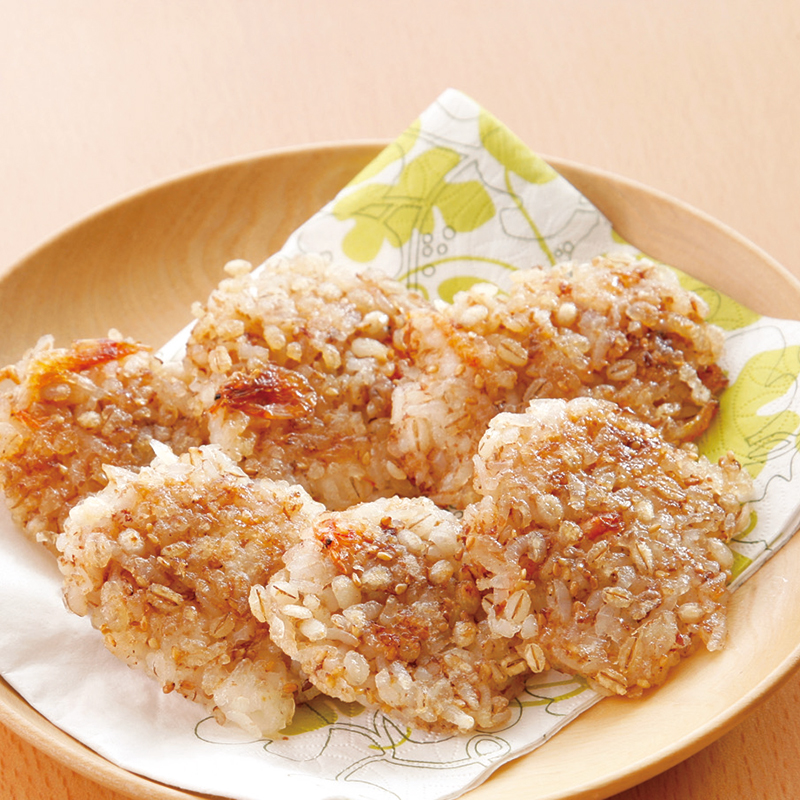 玄米3合、押し麦2合の炊飯器での炊き方