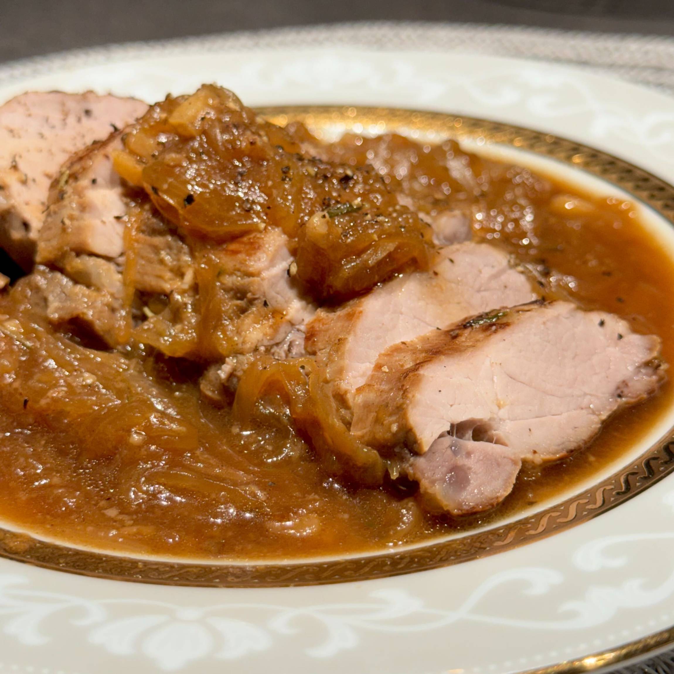 豚ヒレ肉のだし〆