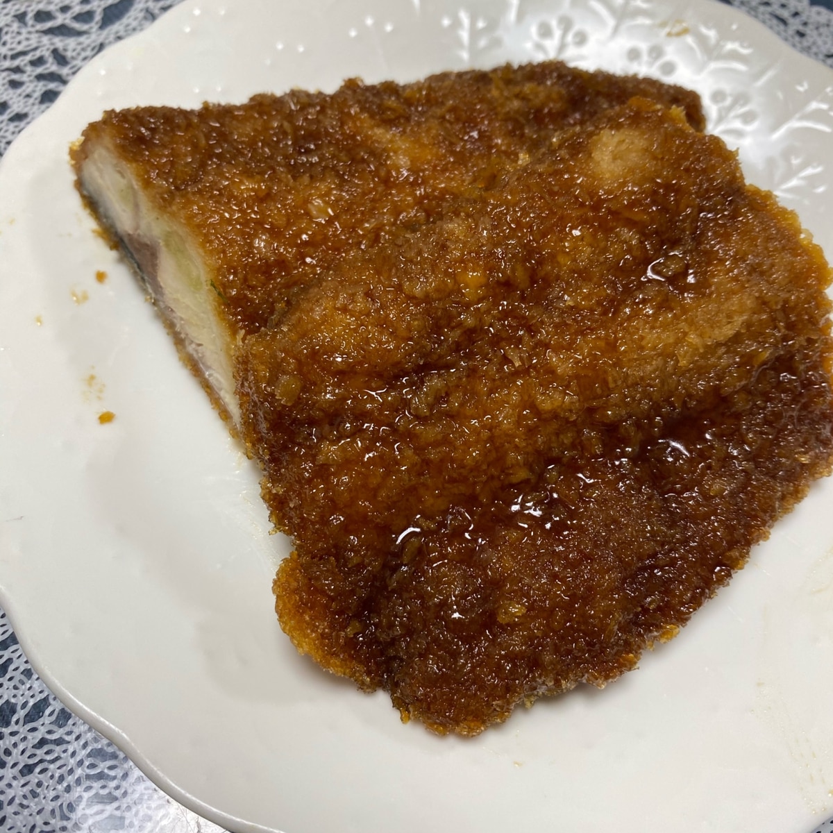 甘辛タレが美味しい★鯖カツ丼