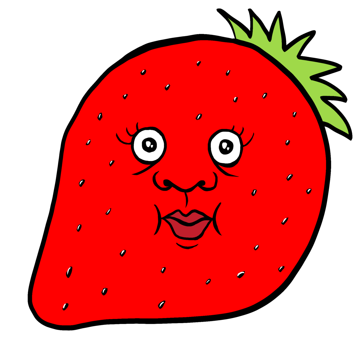 いちご のタグのイラスト無料のフリー素材 イラストエイト