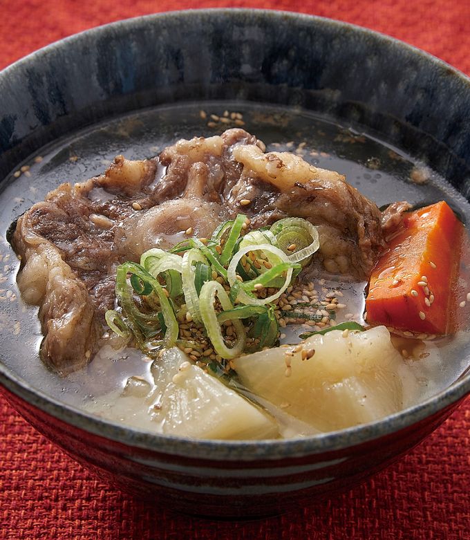 焼肉屋のあのスープが余りにも好きなのでいつでも10分で飲めるようにレシピ化しました 焼肉屋さんのコムタンスープ