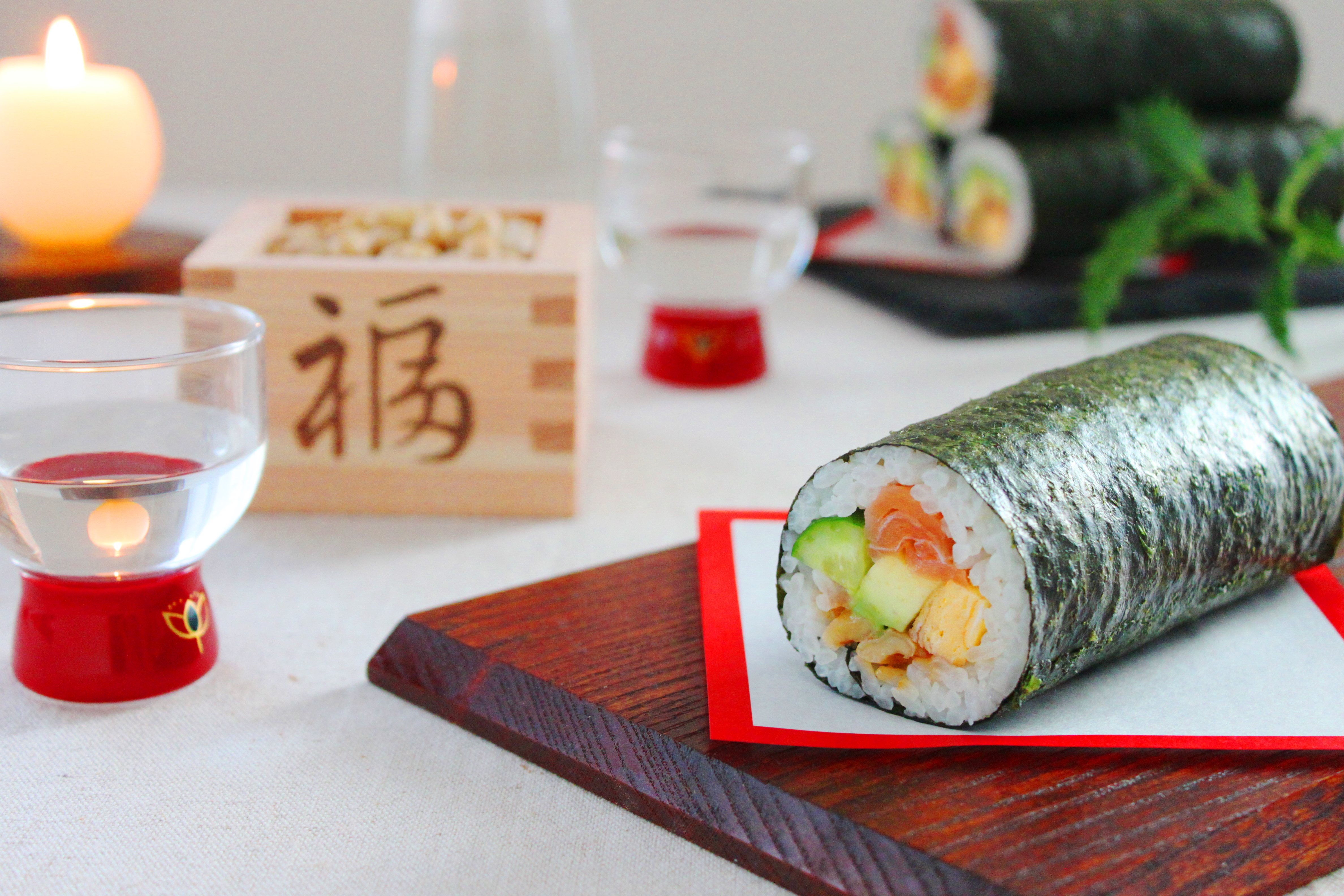 てっちゃんちのおいしい献立: 手巻き寿司とてっちゃんのダイエット経過