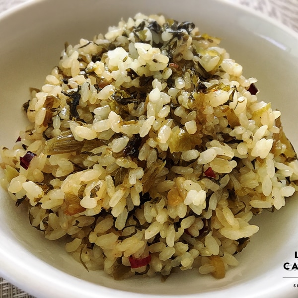ハムと高菜チャーハン