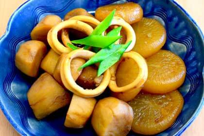 イカと大根の煮物レシピ