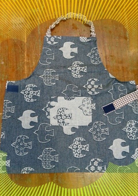ミシンで作る バッククロスエプロン大人用手作りレシピクロバー株式会社