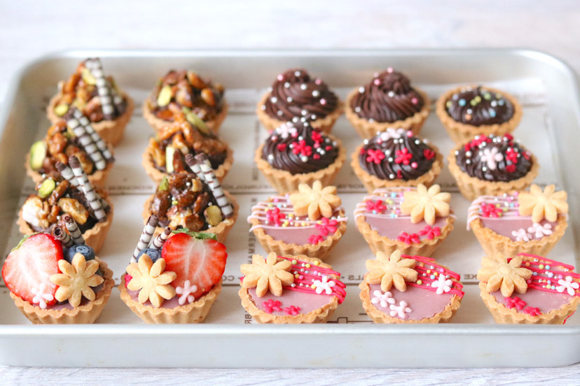 焼かずに簡単！ミニチョコタルトのレシピお菓子・パン材料・ラッピングの通販 cotta＊コッタ