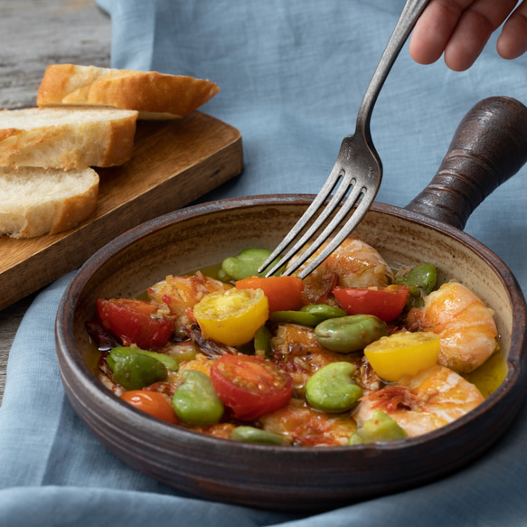 Amazon.co.jp: Ncolor スキレット キャンプ フライパン アヒージョ鍋 ハンドル付き 20㎝ : スポーツ＆アウトドア