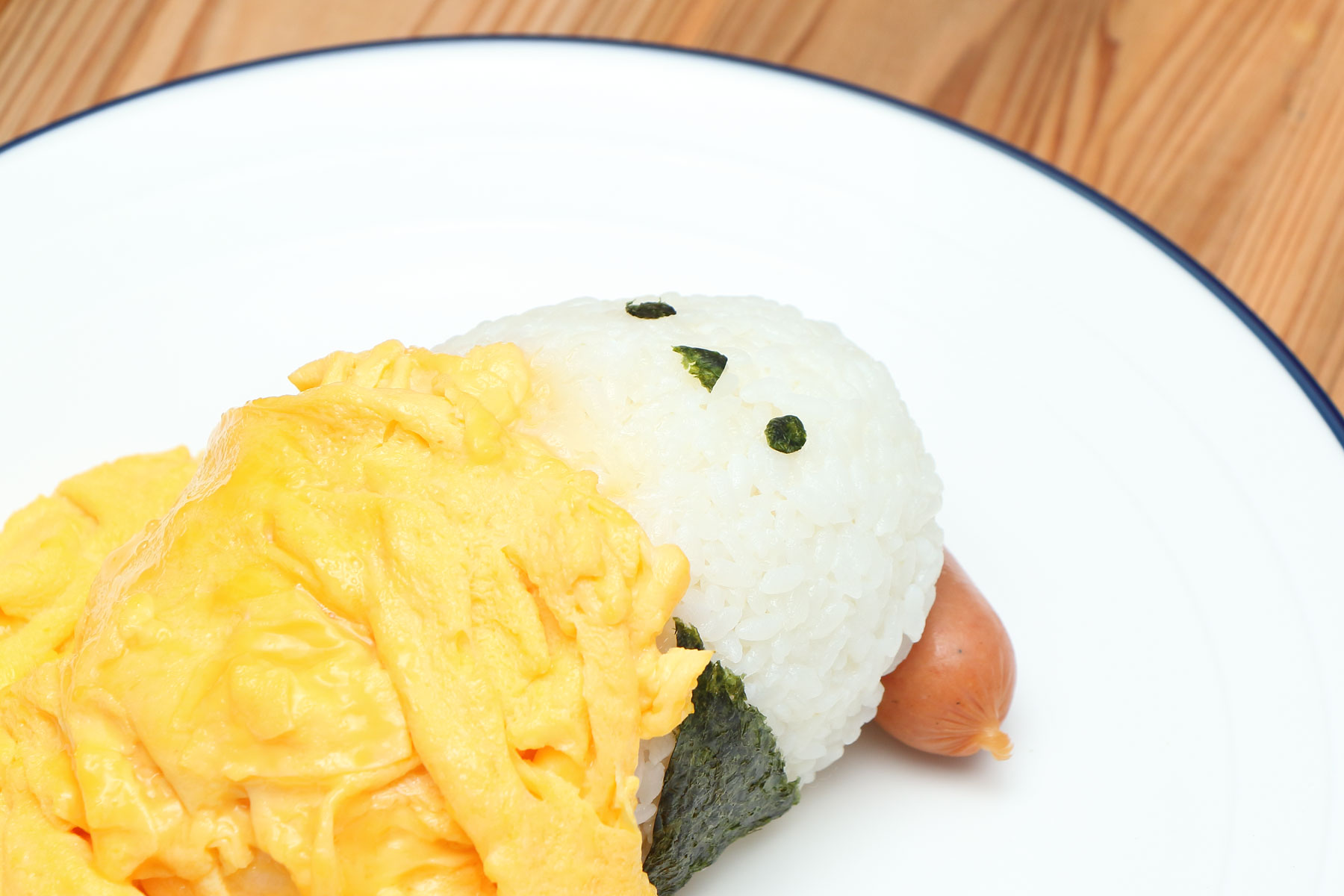 かわいい オムライスイラスト・フリー素材なら「シンテリ」