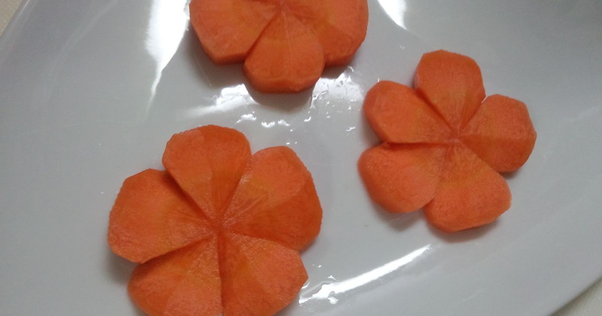 簡単にできる飾り切り5選！野菜別 にんじん 大根 れんこん かぶ に切り方を解説キッコーマンホームクッキング