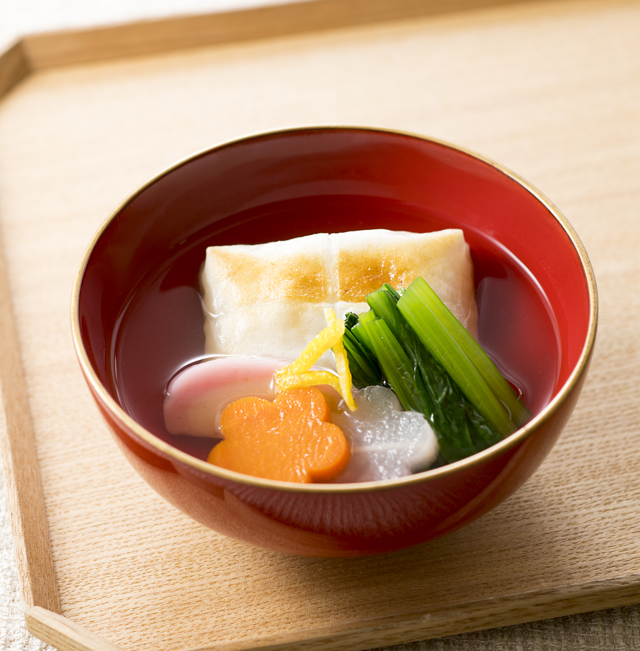 大阪船場風☆1月2日に食べる すまし仕立てのお雑煮♬ - 単身赴任の独り言 in the jet君'S Kitchen