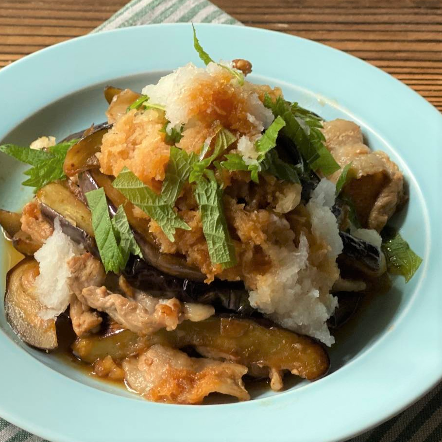 なすと豚バラのおろしそポン酢炒め簡単時短節約調味料2つさっぱりとろとろジューシーやる気がない日の晩ごはん主菜:作り置き＆スピードおかず de おうちバル 〜yuu's stylish bar〜 Powered by ライブドアブログ