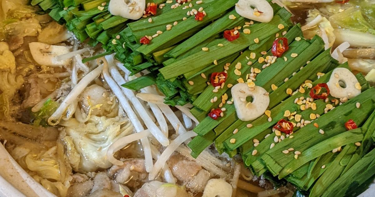 白だしで簡単もつ鍋