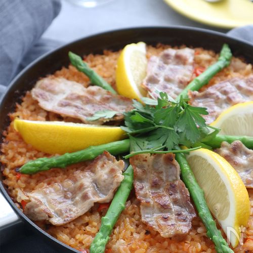 フライパンで簡単！我が家のパエリア