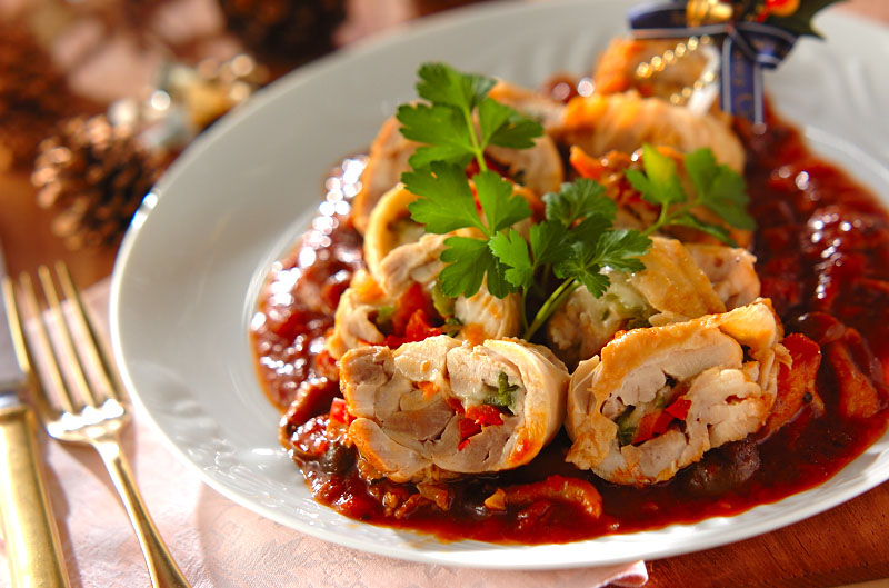 簡単！！カフェごはん 鶏肉の洋風煮込みでワンプレート