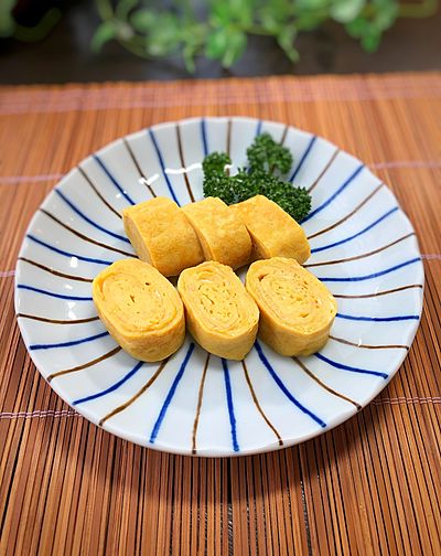 お弁当に！ゆでオクラde卵焼き