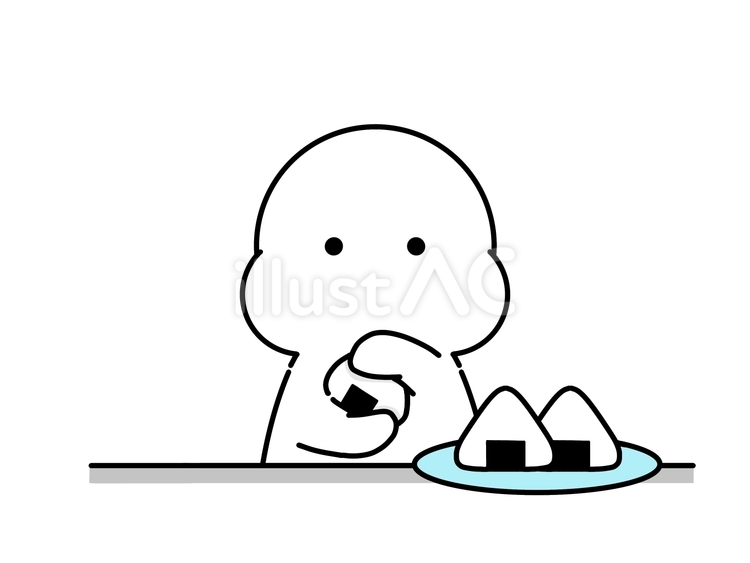 おにぎりを握る母のイラスト素材54070594- PIXTA