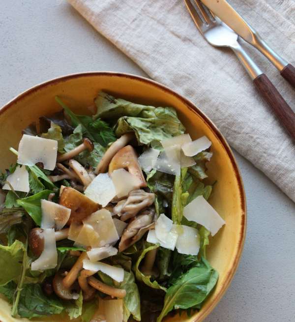 チキンとキノコのマリネ風サラダ