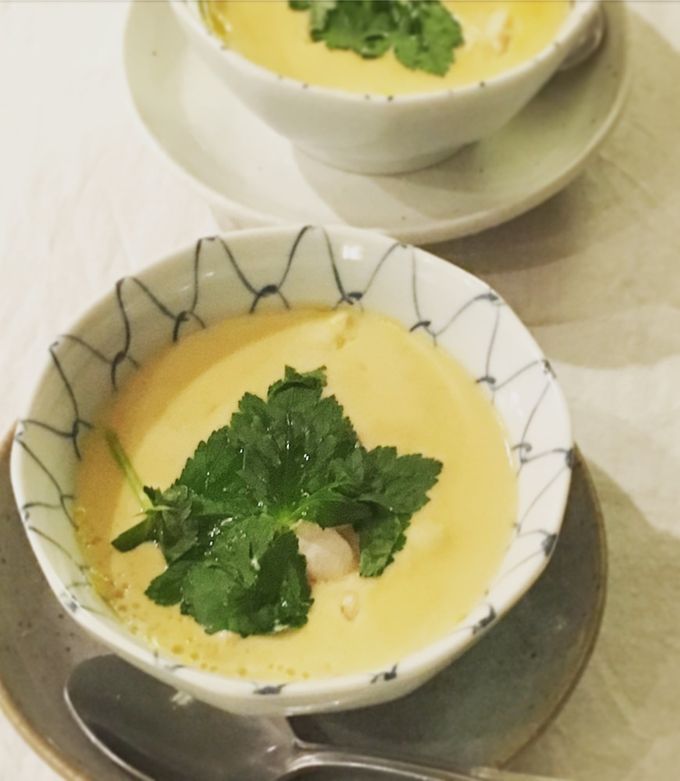 白だしとフライパンでパパッと簡単茶碗蒸し！ - macaroni