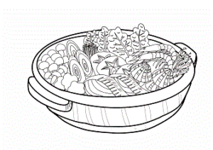 塗り絵無料 春夏秋冬の食べもの・植物塗り絵無料プリント高齢者用脳トレ・塗り絵無料ドングリマツリ認知症予防クイズ・レク