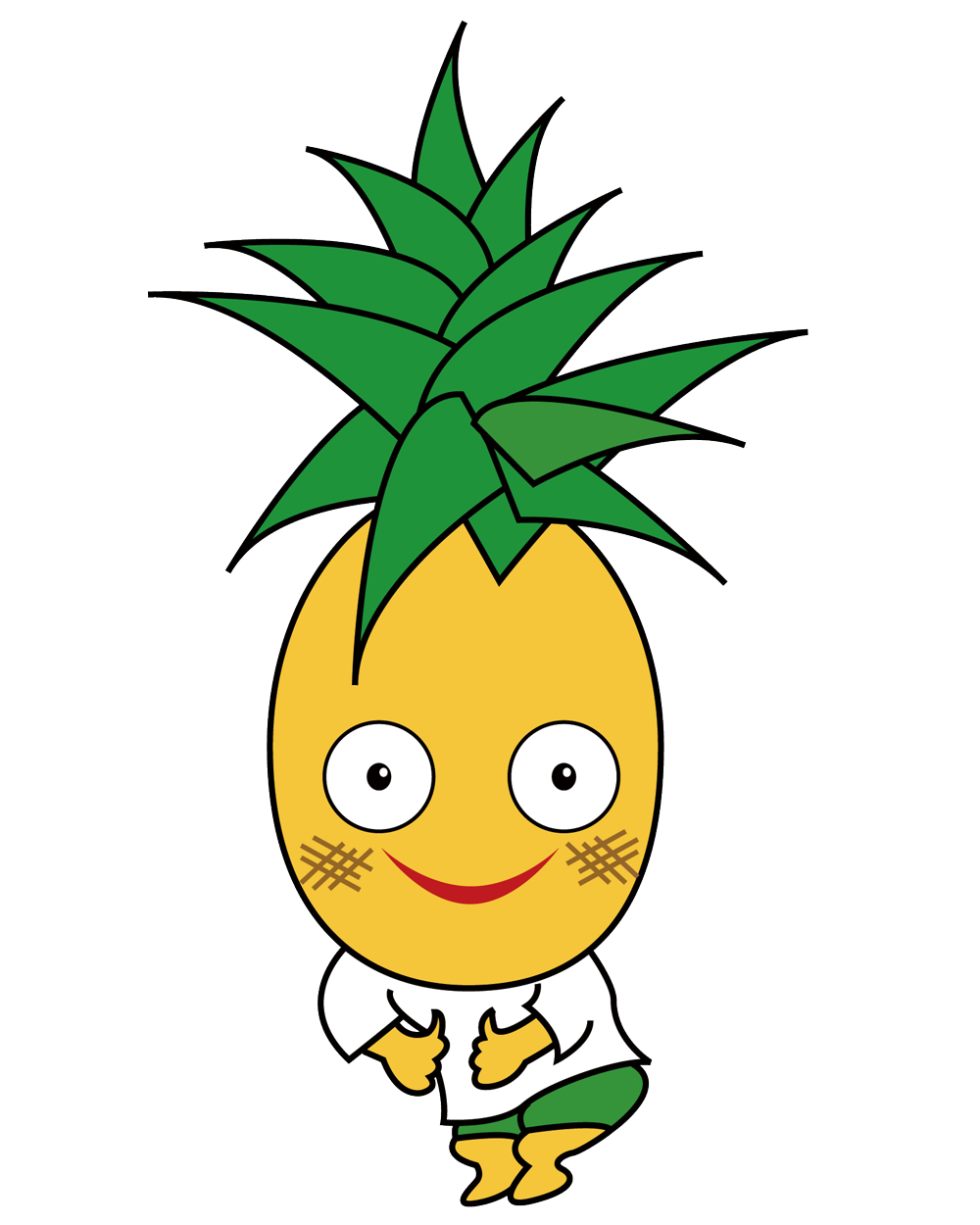 台湾「台湾パイナップル」 ご当地キャラ：世界・海外のお土産